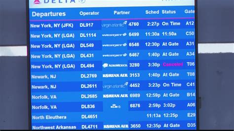 flight delays today delta.